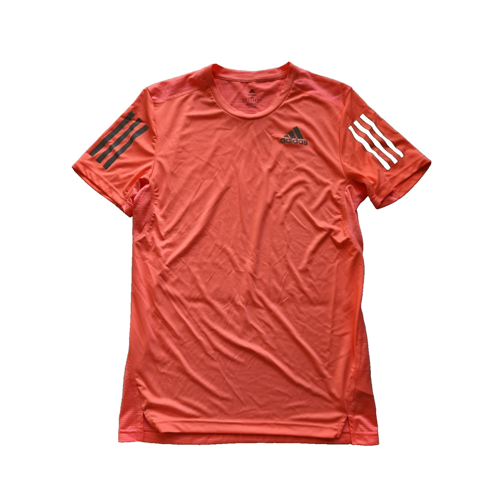 Adidas Men's Own the Run 22 Tee – Orange, Size XS, Pre-owned Excellent